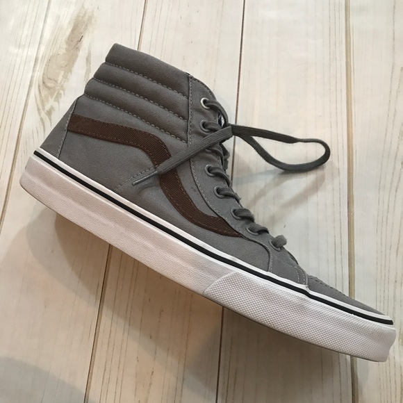 (Sold) Vans Hi-Top Men's Shoes, Gray/Brown Size 11 - Picture 5 of 8
